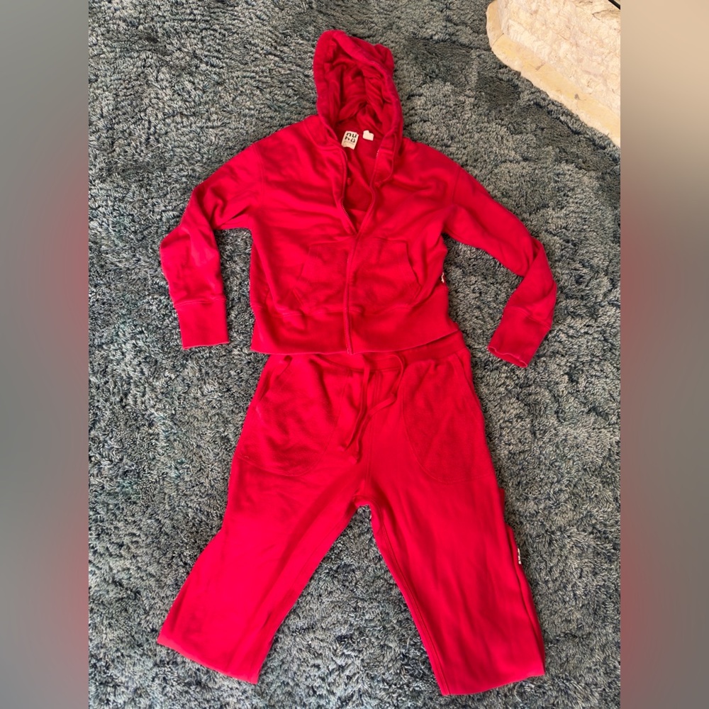 Rare Deadstock Exclusive Nu Hu Division Organic Recycled Oeko-Tex Sweatsuit
